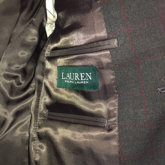 RAULPH LAUREN: Boys 12R Grey Suit Jacket - Picture 6 of 8